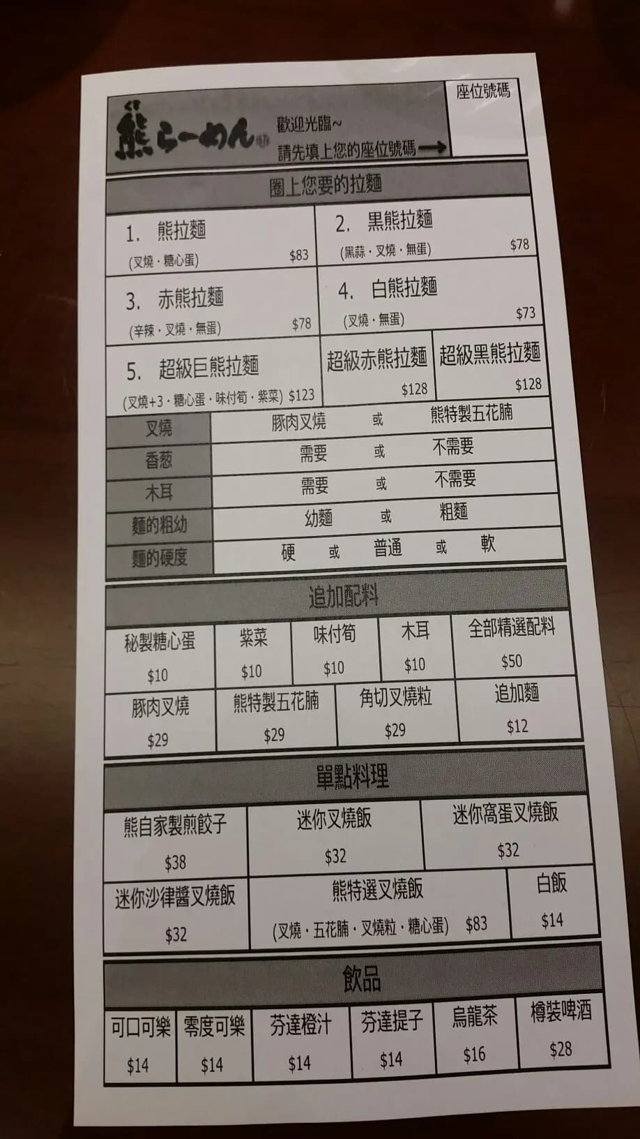 熊拉麵 (白加士街) photo 3
