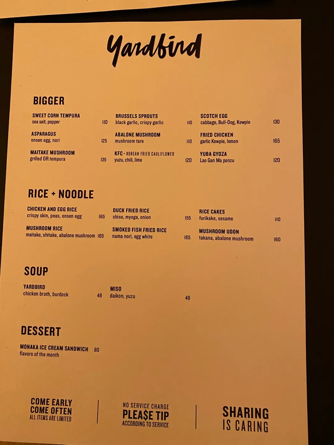 Yardbird photo 7