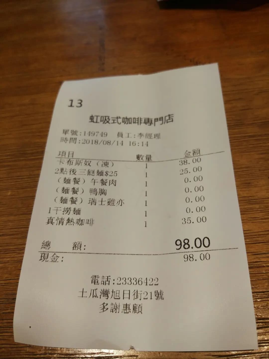 John Choy Cafe. 2015 photo 1