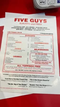 FIVE GUYS photo 1