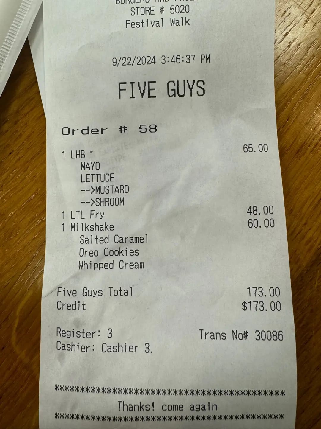 FIVE GUYS photo 6