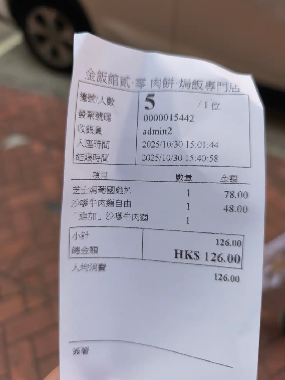 金飯館貳·零 肉餅·焗飯專門店 photo 1